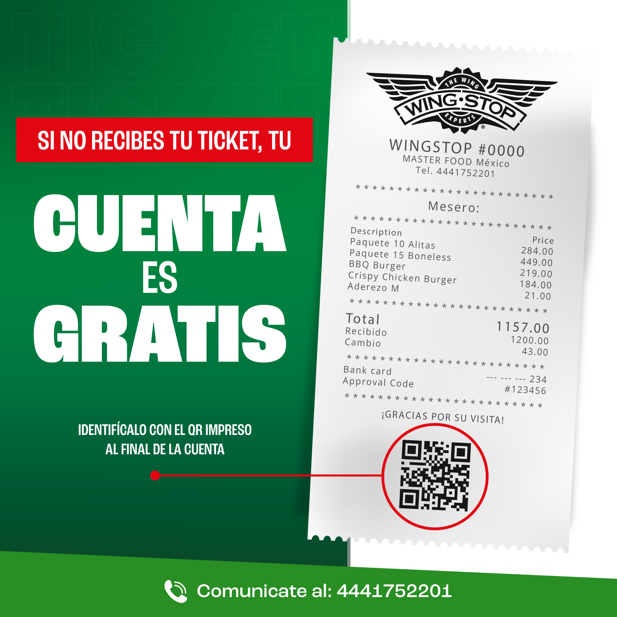 Entrega de ticket