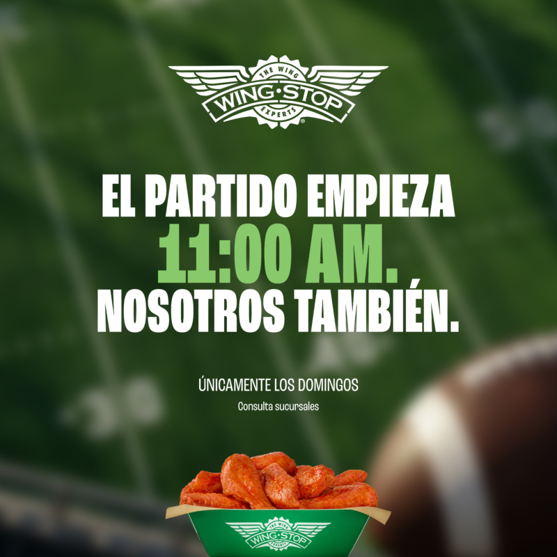 Los domingos abrimos a las 11 am